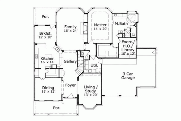 Main Floor Plan: 19-867