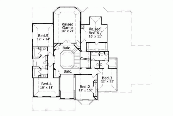 Upper/Second Floor Plan: 19-867