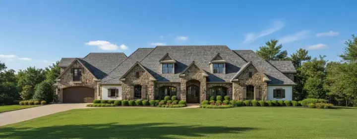Craftsman house plans 19-869 - front exterior, 6,888 sq ft, 4 bed, 4 bath house plans | Monster House Plans