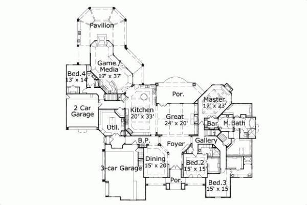 Main Floor Plan: 19-869