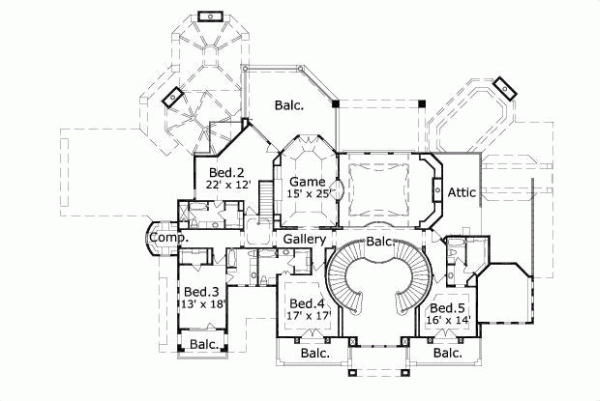 Upper/Second Floor Plan: 19-871