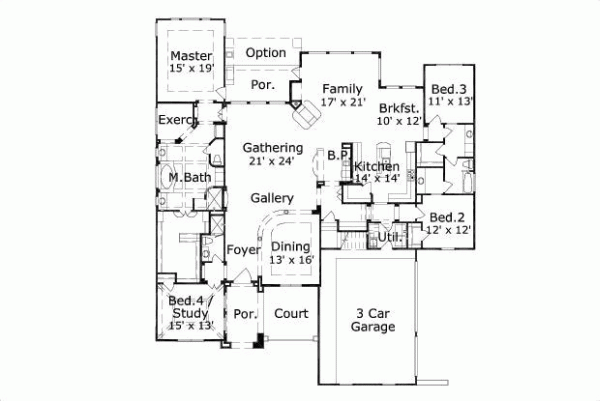 Main Floor Plan: 19-872