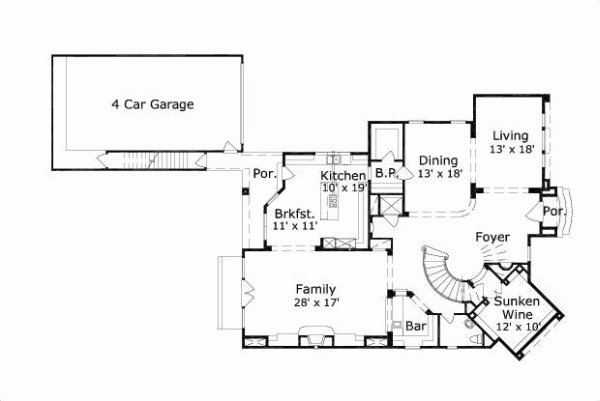 Main Floor Plan: 19-873