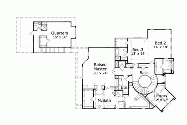 Upper/Second Floor Plan: 19-873