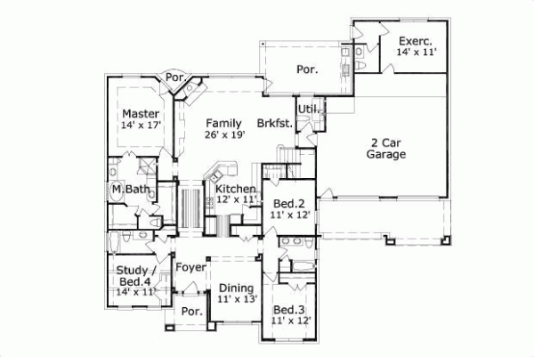 Main Floor Plan: 19-874