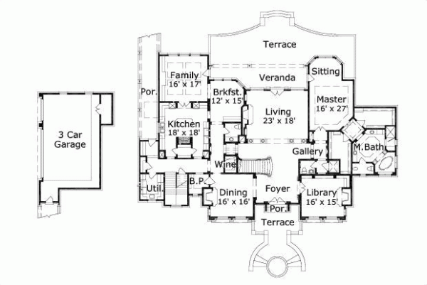 Main Floor Plan: 19-875