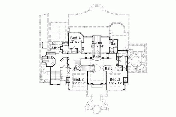 Upper/Second Floor Plan: 19-875