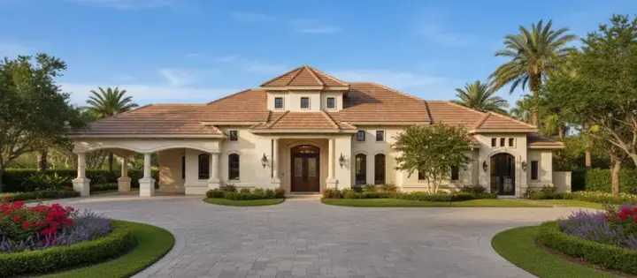 Contemporary house plans 19-876 - front exterior, 3,360 sq ft, 3 bed, 2 bath house plans | Monster House Plans