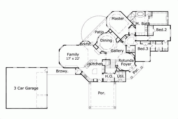Main Floor Plan: 19-876