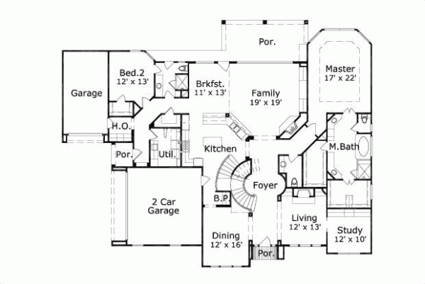 Main Floor Plan: 19-877