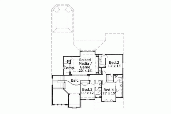 Upper/Second Floor Plan: 19-881