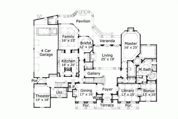 Main Floor Plan: 19-883