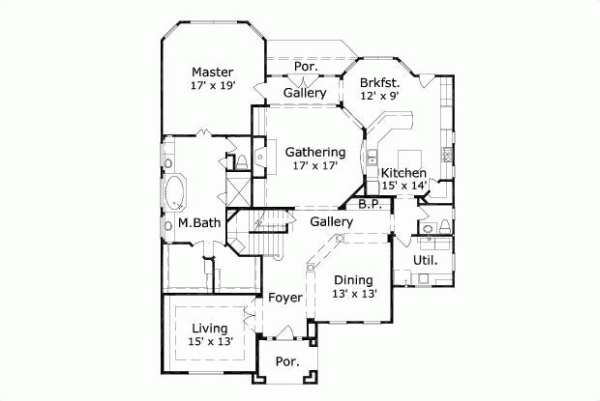 Main Floor Plan: 19-884