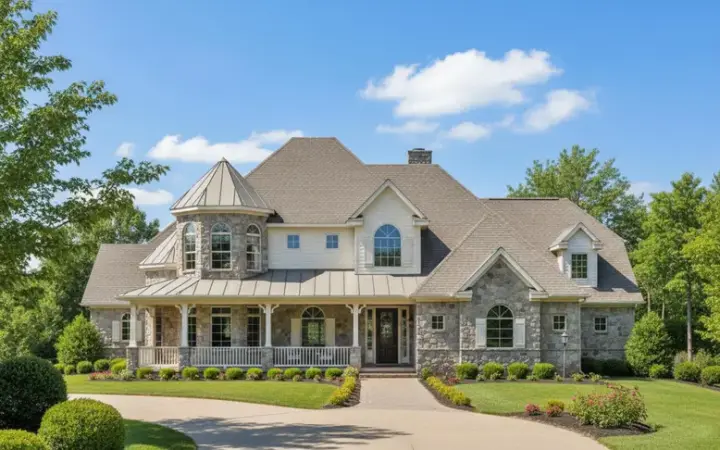 Victorian house plans 19-889 - front exterior, 2,912 sq ft, 4 bed, 3 bath house plans | Monster House Plans