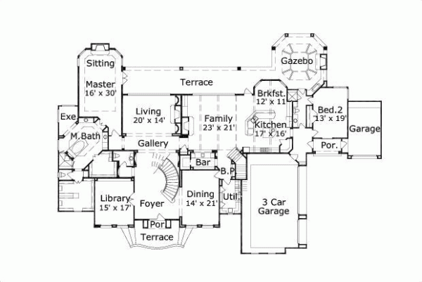 Main Floor Plan: 19-896