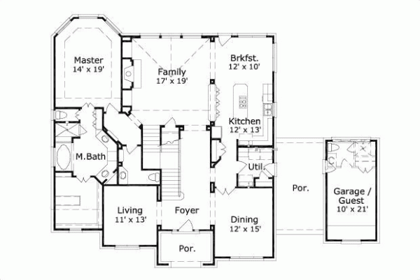 Main Floor Plan: 19-898