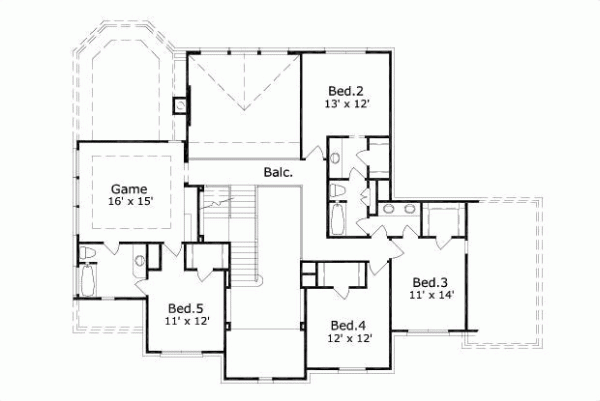 Upper/Second Floor Plan: 19-898