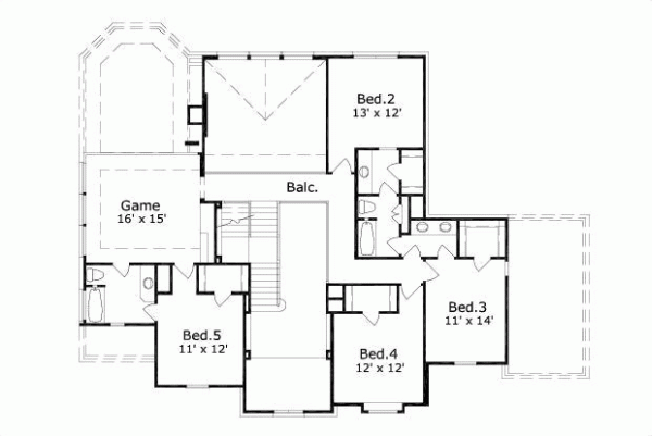 Upper/Second Floor Plan: 19-899