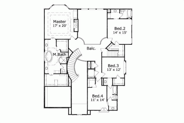 Upper/Second Floor Plan: 19-900