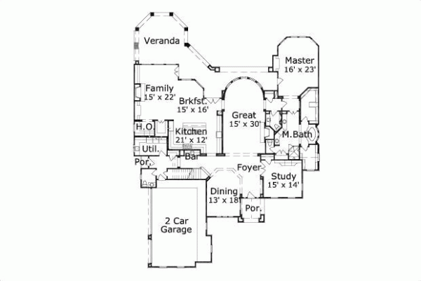 Main Floor Plan: 19-901