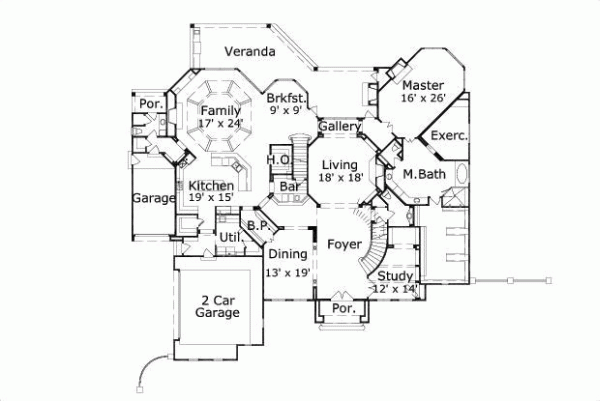 Main Floor Plan: 19-905