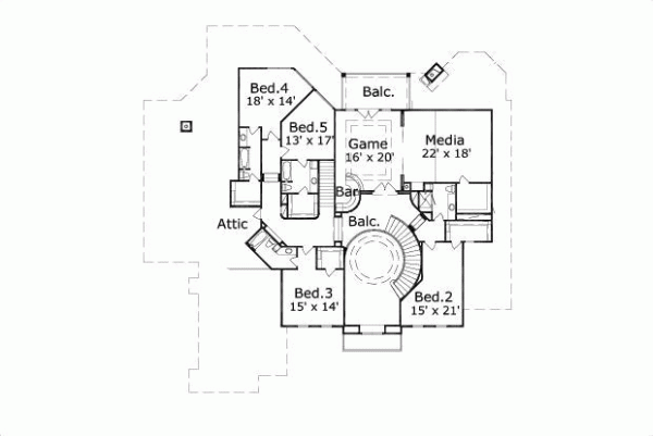 Upper/Second Floor Plan: 19-905
