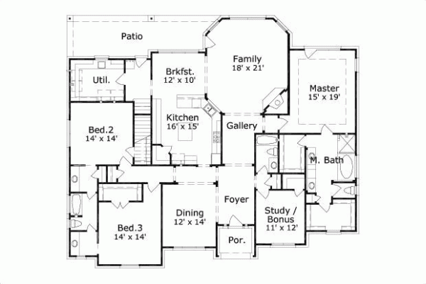 Main Floor Plan: 19-908