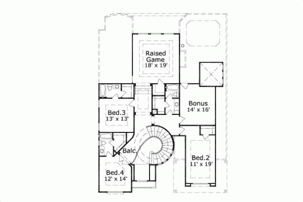 Upper/Second Floor Plan: 19-910