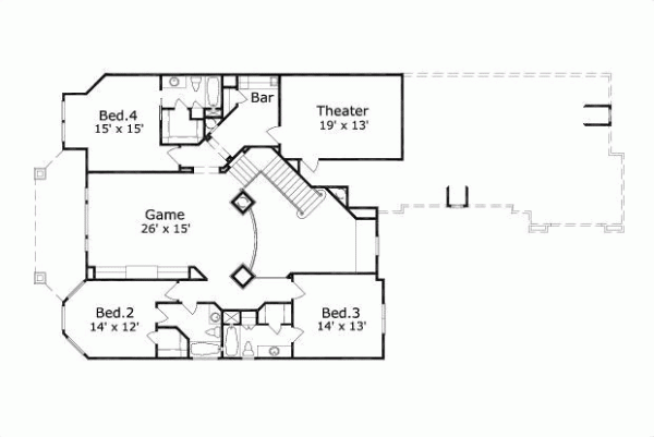 Upper/Second Floor Plan: 19-911