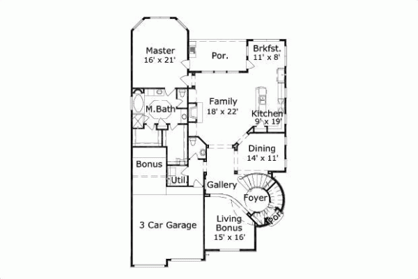 Main Floor Plan: 19-912