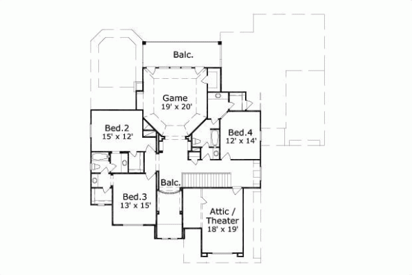 Upper/Second Floor Plan: 19-913