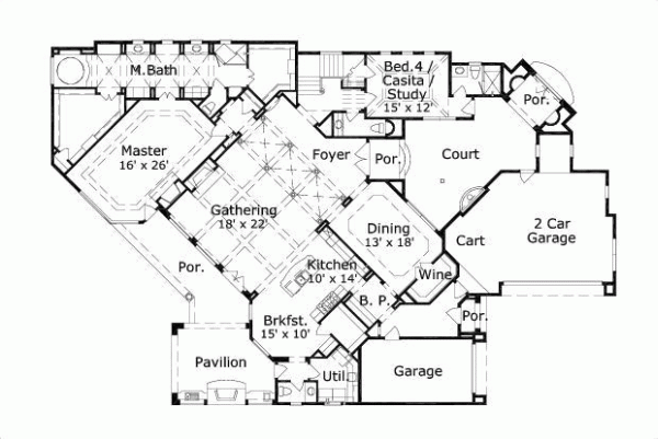 Main Floor Plan: 19-916