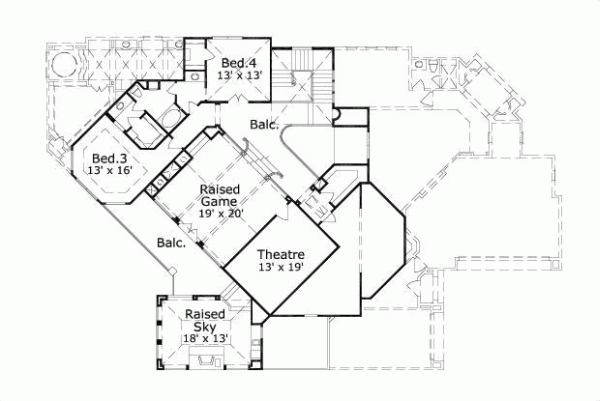 Upper/Second Floor Plan: 19-916