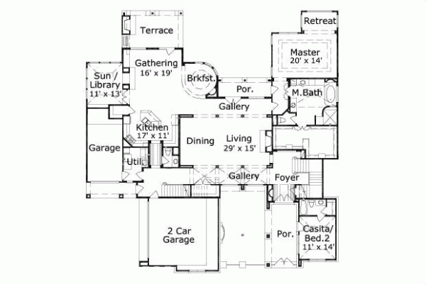 Main Floor Plan: 19-917
