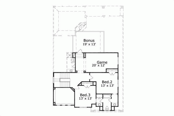 Upper/Second Floor Plan: 19-918