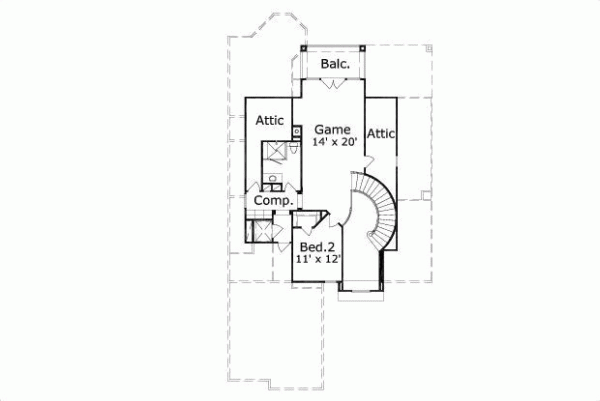 Upper/Second Floor Plan: 19-919