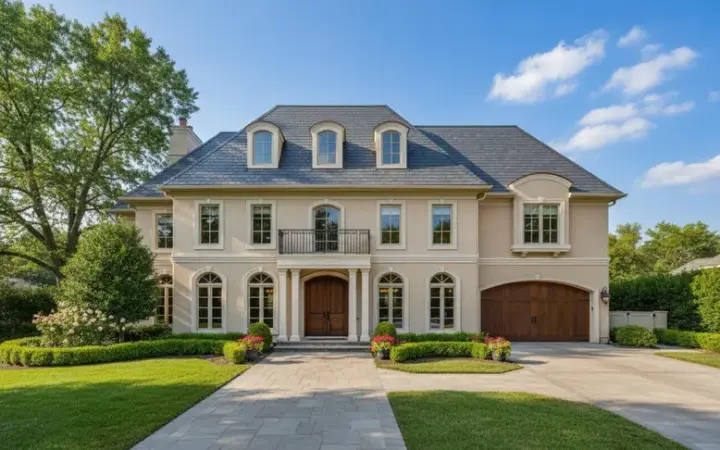 Traditional house plans 19-920 - front exterior, 5,883 sq ft, 6 bed, 5 bath house plans | Monster House Plans
