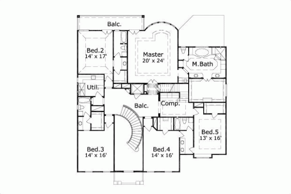 Upper/Second Floor Plan: 19-920