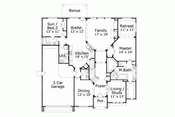 Main Floor Plan: 19-921