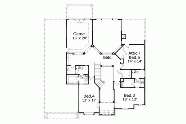 Upper/Second Floor Plan: 19-921