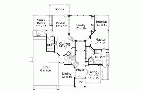 Main Floor Plan: 19-922