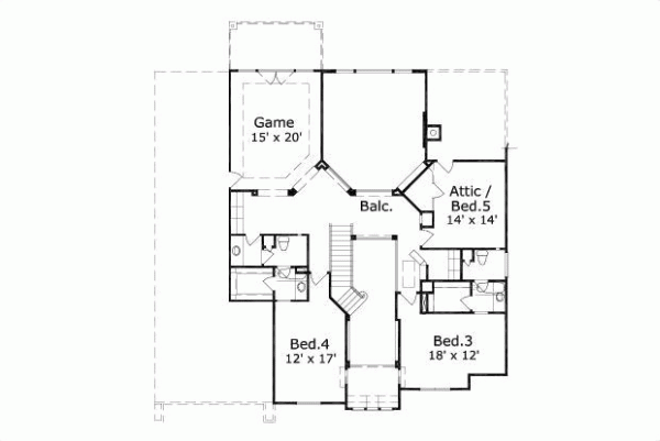 Upper/Second Floor Plan: 19-922