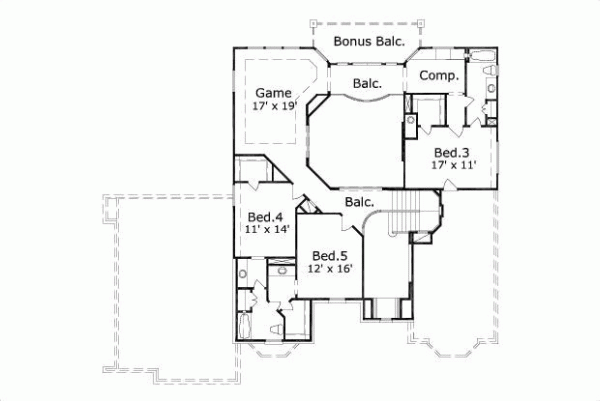 Upper/Second Floor Plan: 19-923