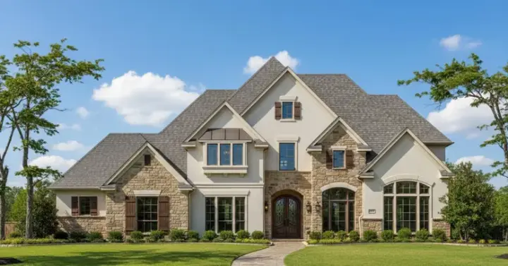 Traditional house plans 19-924 - front exterior, 4,233 sq ft, 5 bed, 3 bath house plans | Monster House Plans