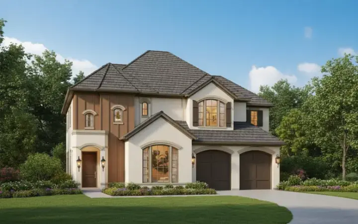 Mediterranean house plans 19-925 - front exterior, 3,302 sq ft, 4 bed, 2 bath house plans | Monster House Plans