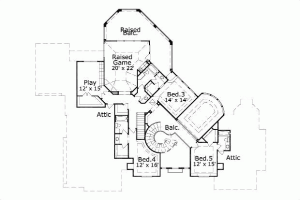 Upper/Second Floor Plan: 19-926