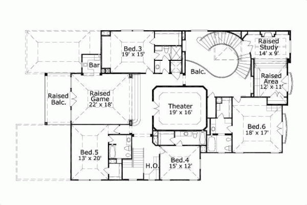 Upper/Second Floor Plan: 19-928