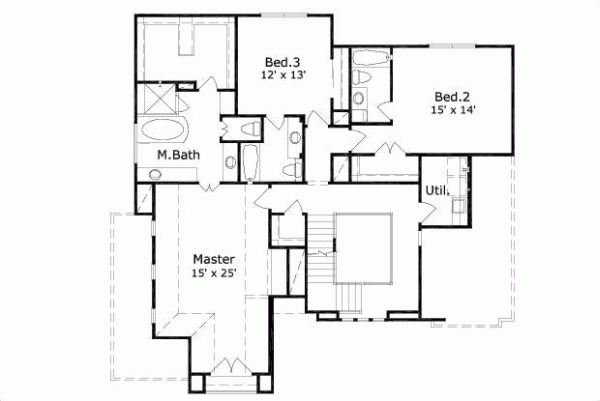 Upper/Second Floor Plan: 19-930