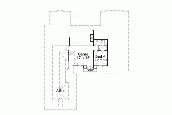 Upper/Second Floor Plan: 19-931