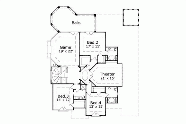 Upper/Second Floor Plan: 19-933